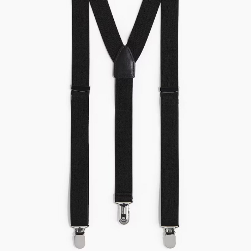 H&M Black Suspenders | New